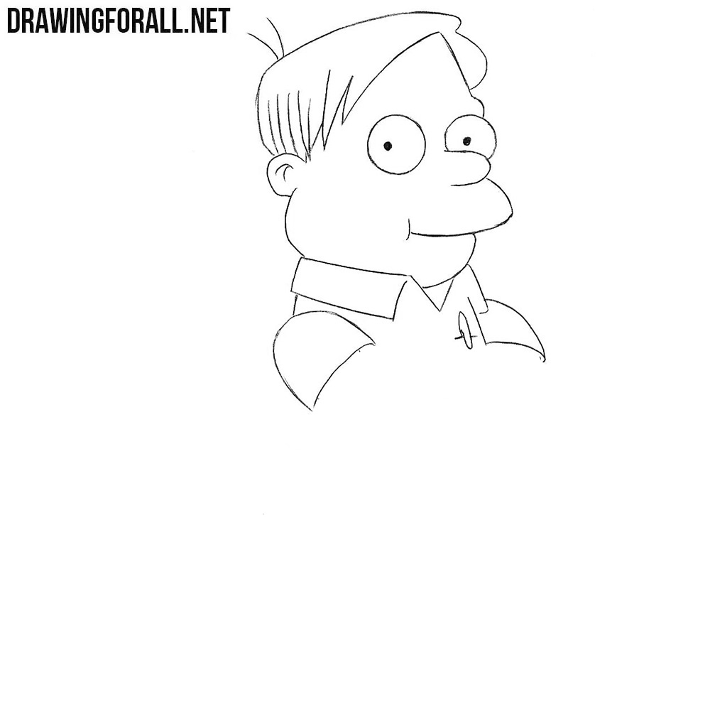 How to draw Martin Prince from the Simpsons