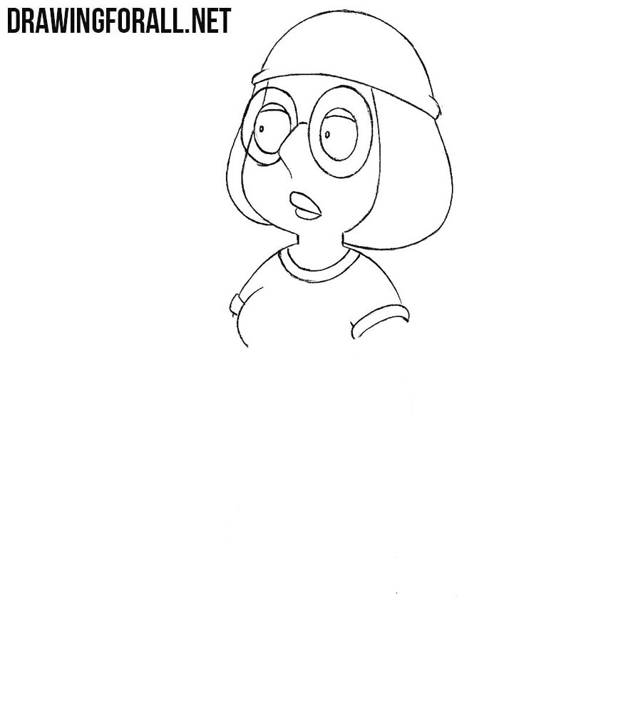 How to draw Meg Griffin step by step