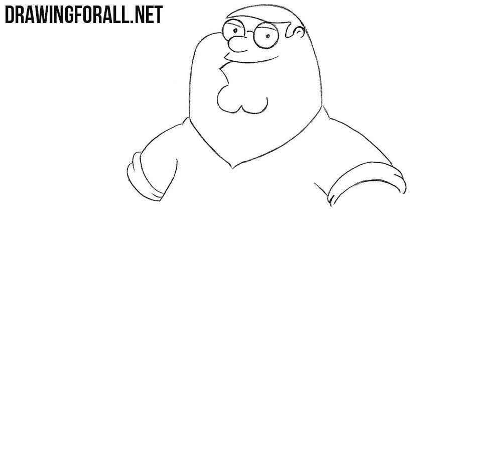 How to draw Peter Griffin from family guy