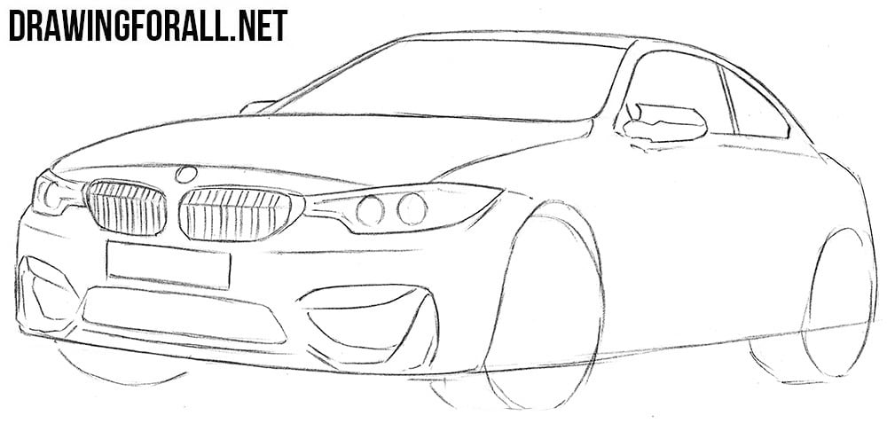How to draw a BMW
