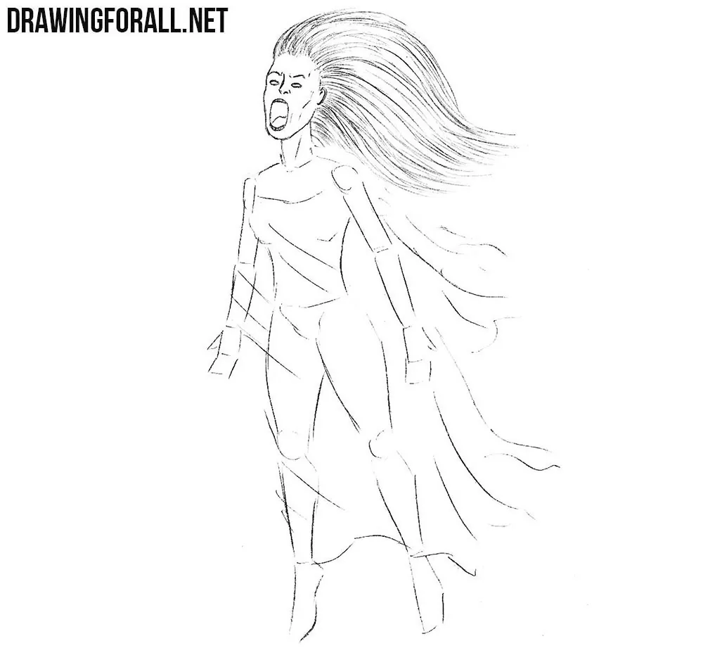 How to draw a Banshee from legends