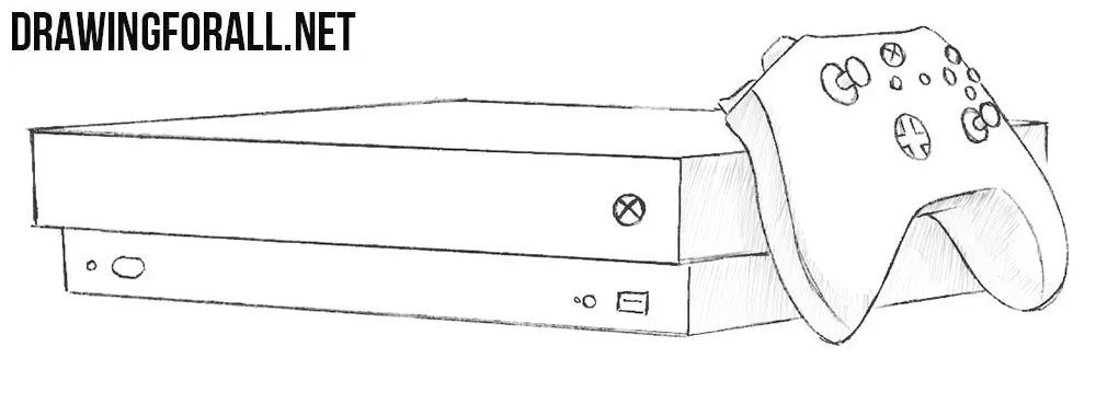 How to draw an X Box One