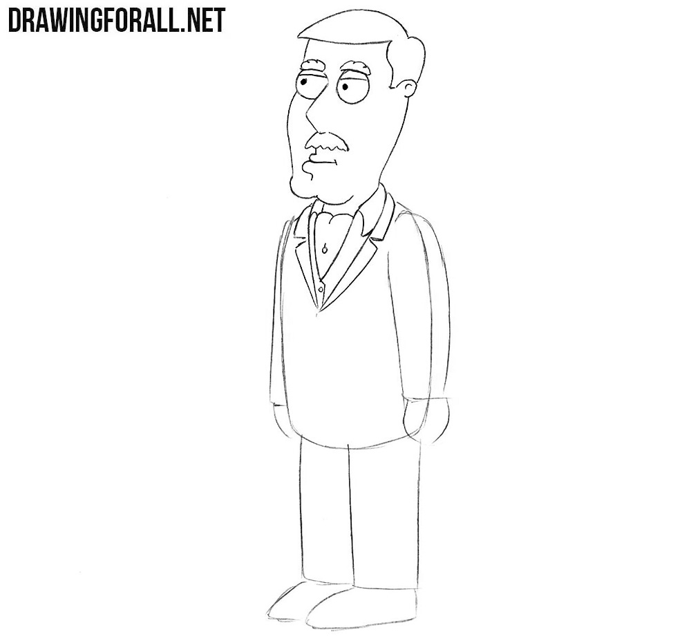 How to sketch Carter Pewterschmidt