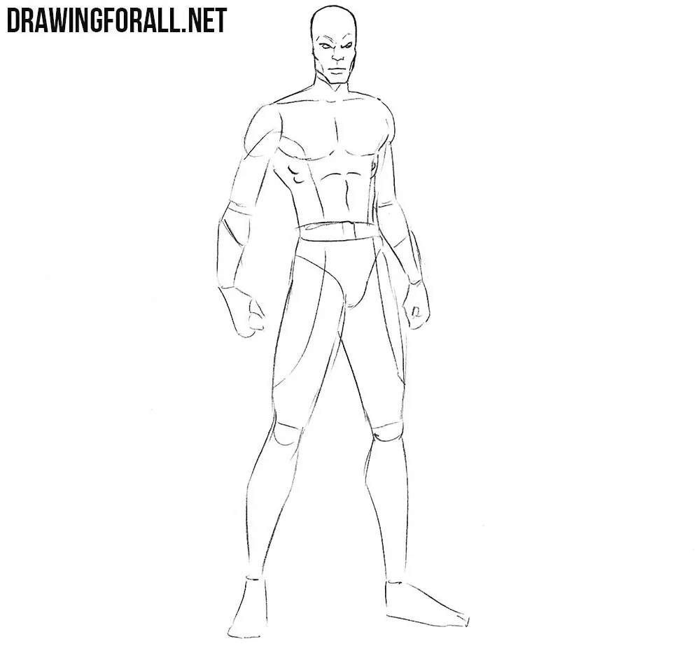 Learn how to draw Darwin from x men