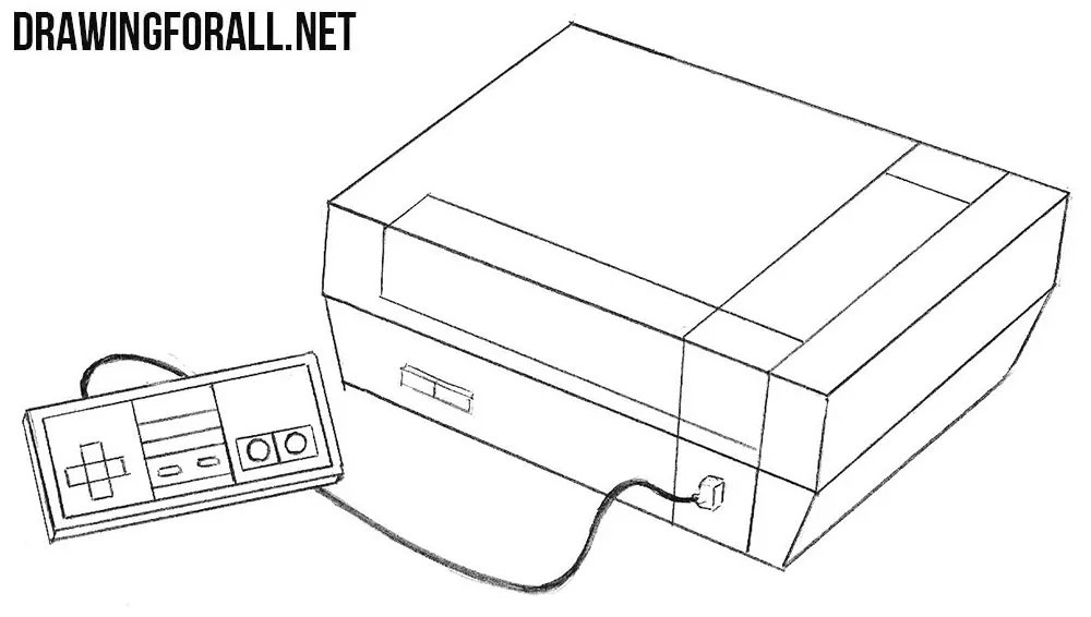 Nintendo Entertainment System drawing