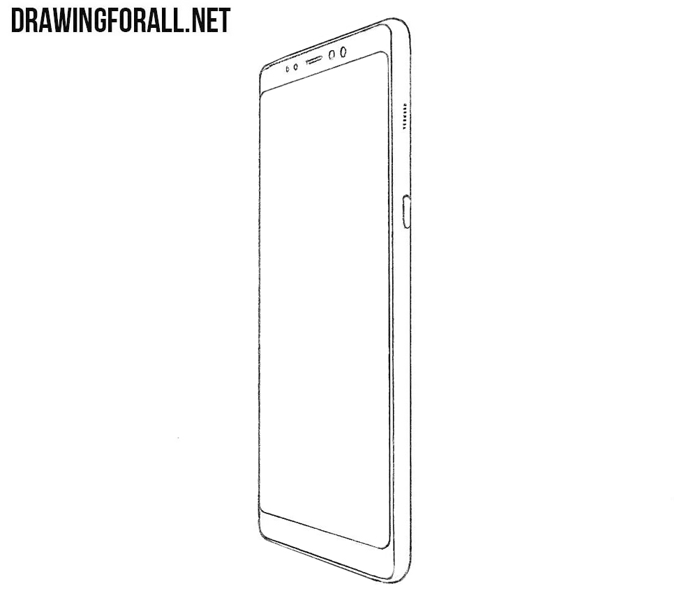 Samsung Galaxy a8 drawing tutorial