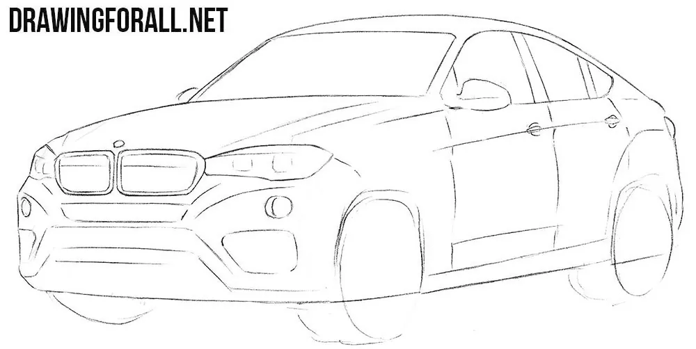 BMW X6 sketching