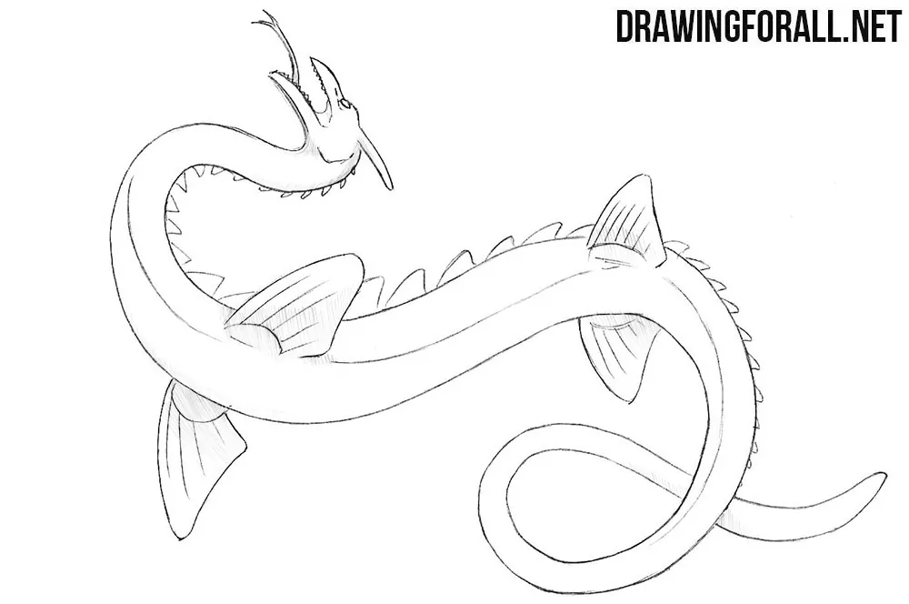 How to draw a Sea Serpent