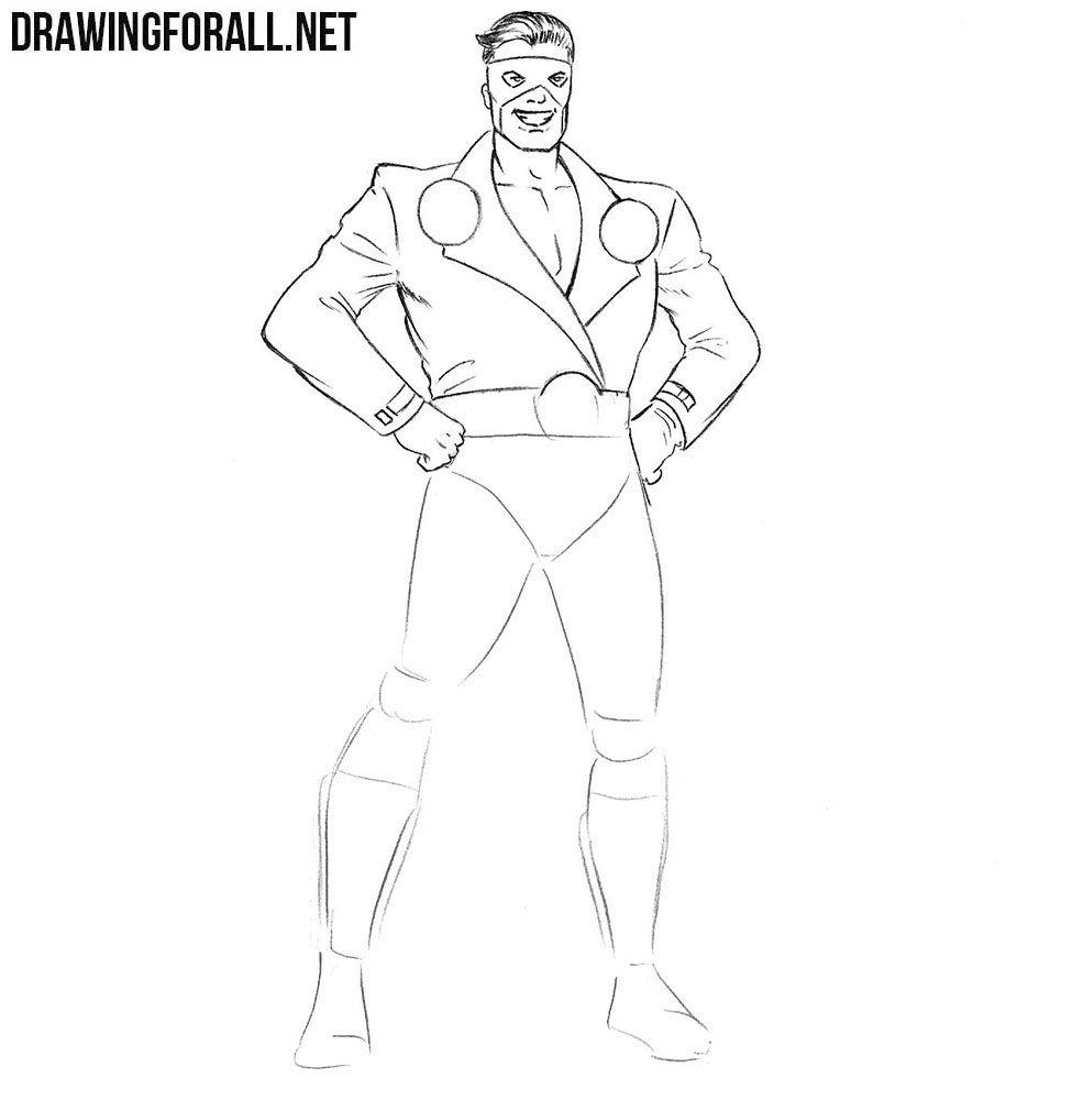 How to draw a Superhero