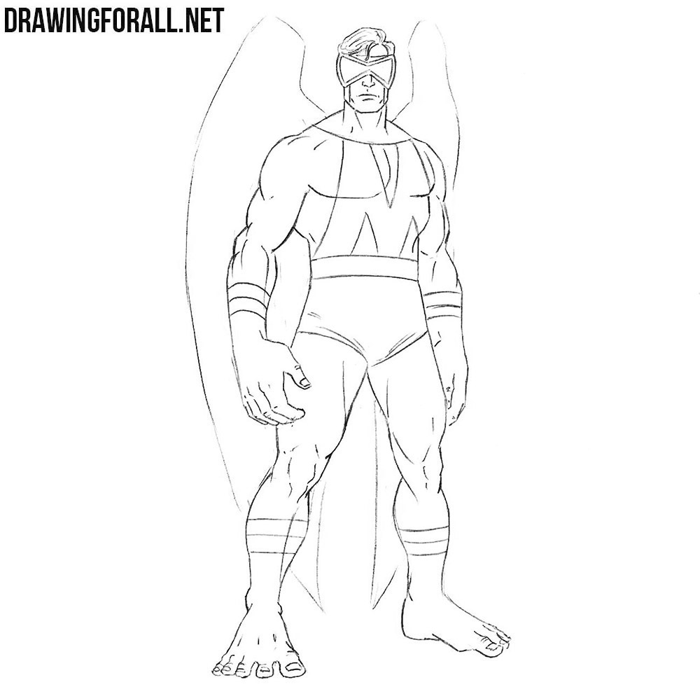 How to draw a character from marvel