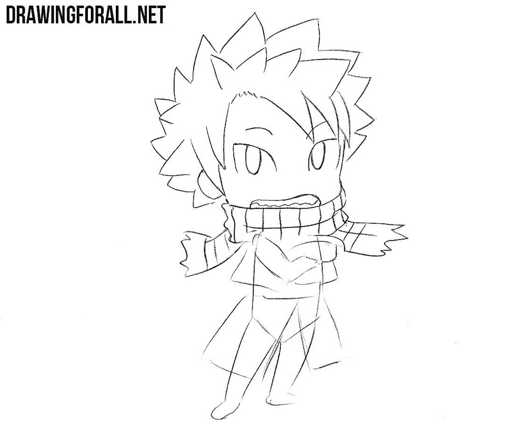 How to draw chibi step by step