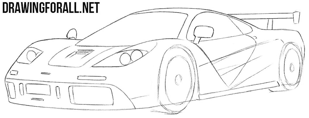 How to sketch a McLaren f1
