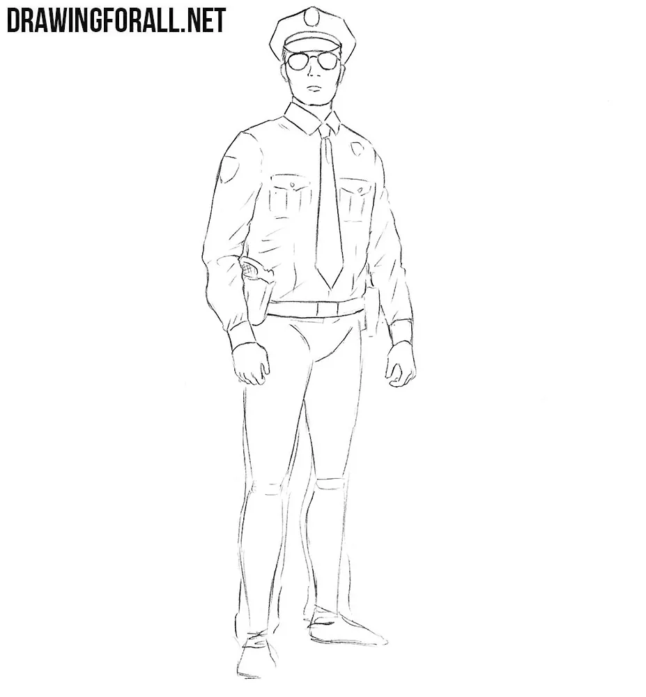 How to sketch a policeman