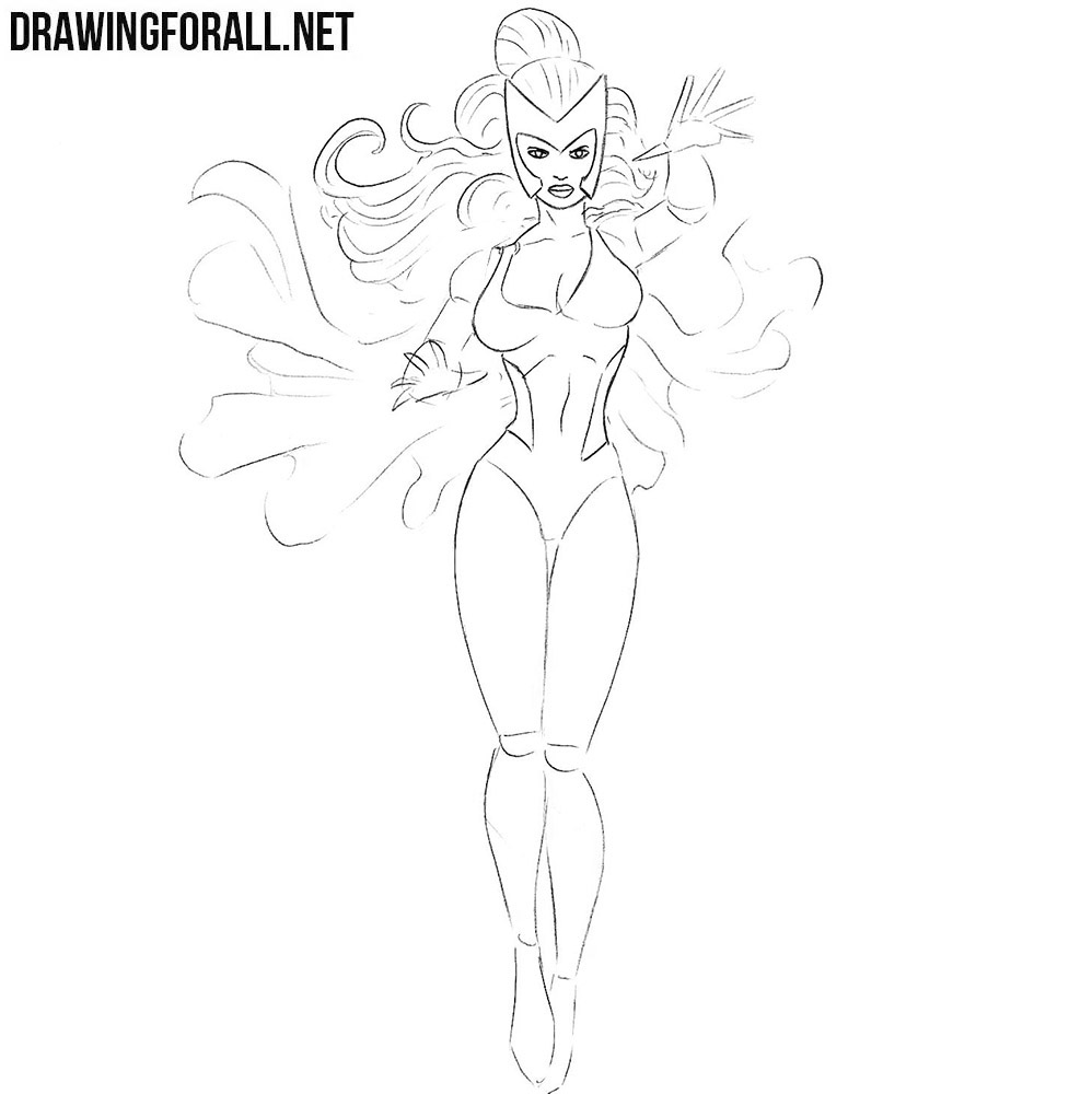 Learn how to draw Polaris from marvel comics