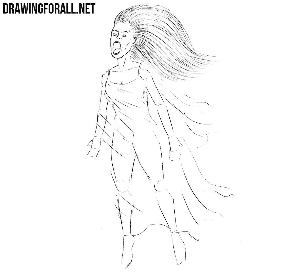 Learn how to draw a Banshee step by step