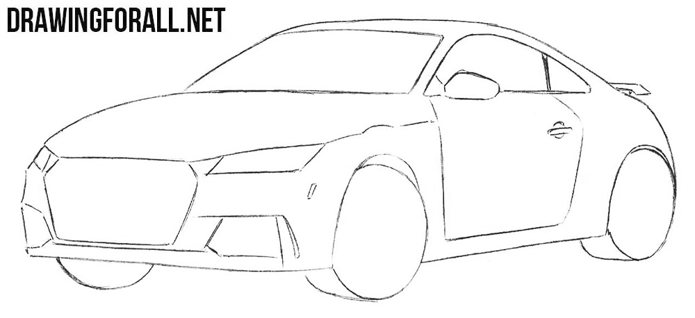 Learn to Draw a Sports Car Step by Step