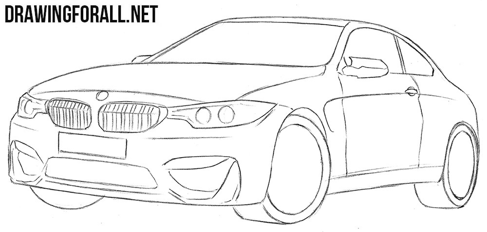 How to Draw a BMW M4