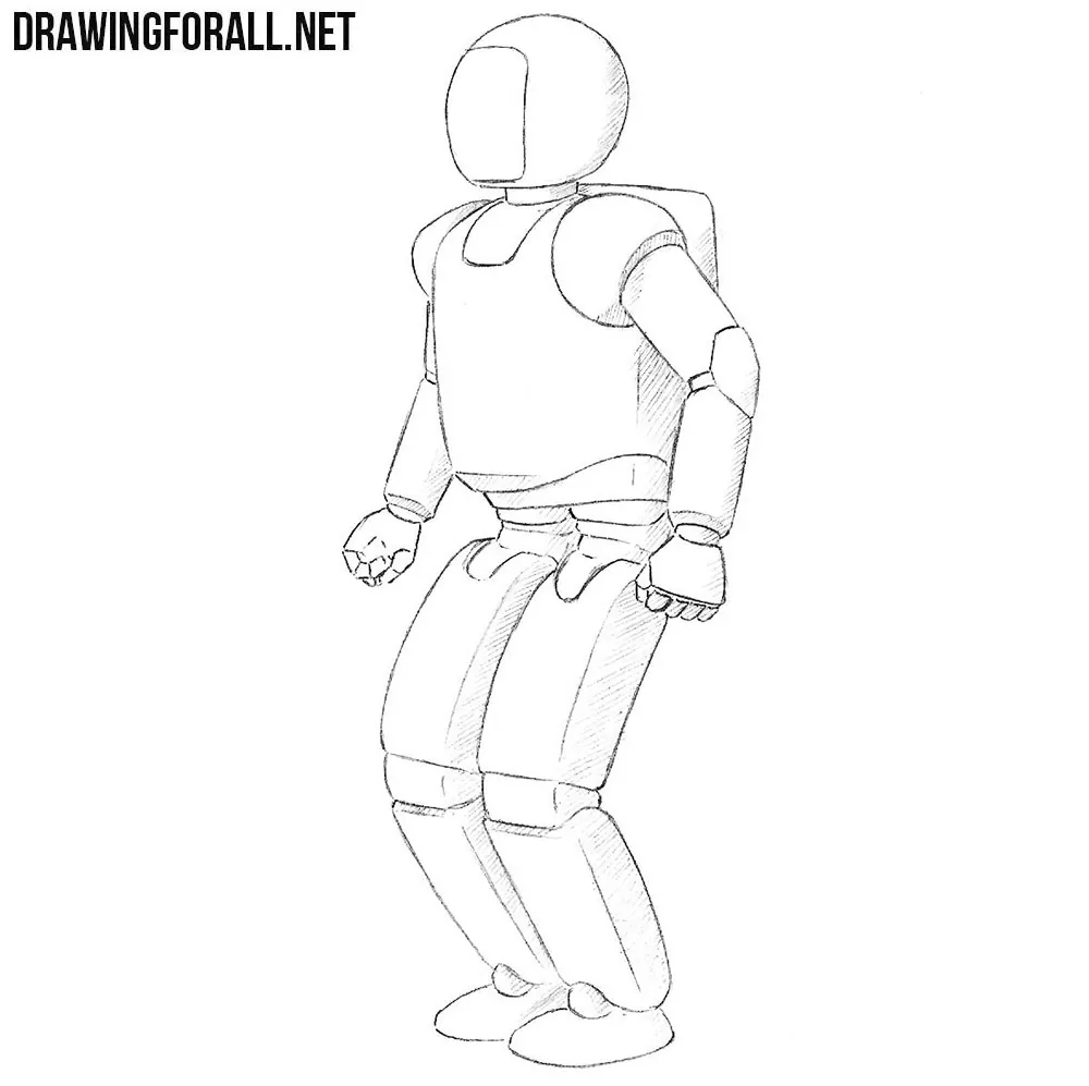 Robot Drawing - How To Draw A Robot Step By Step