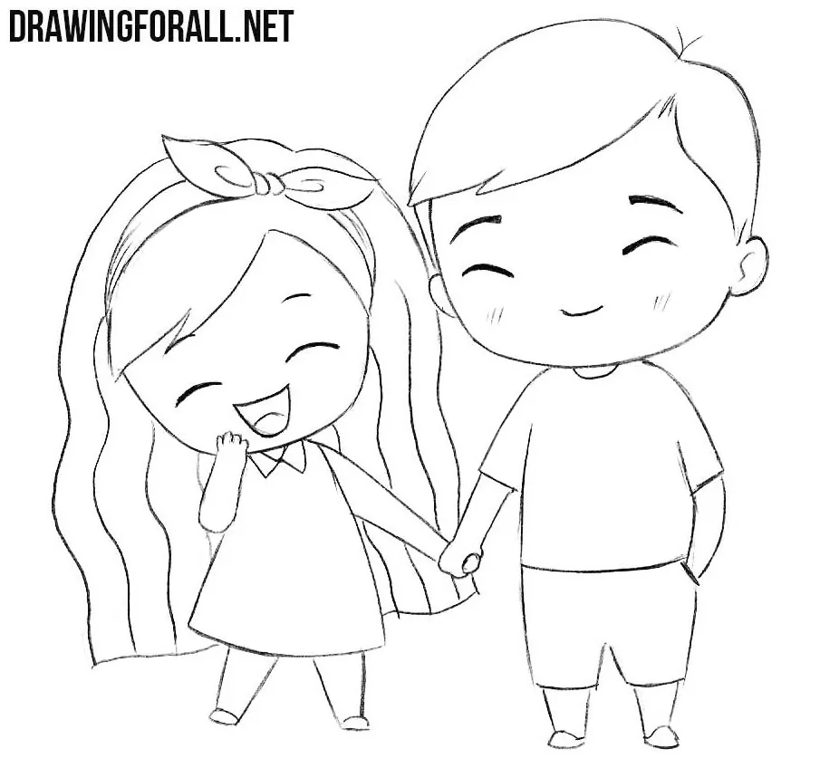 How to draw chibi love