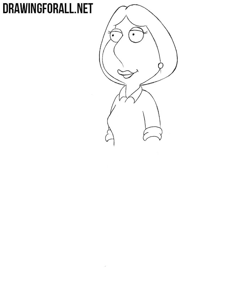 How to sketch Lois Griffin