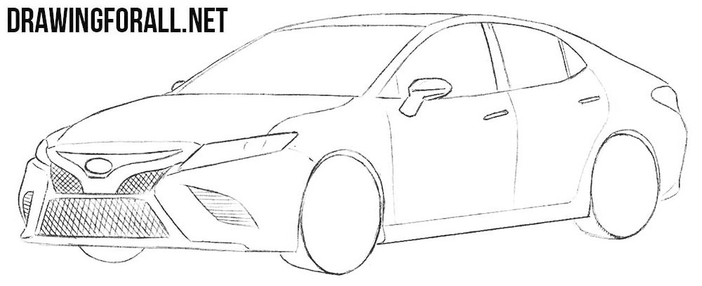 Learn how to draw a Toyota