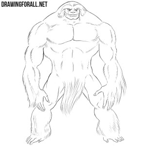 How to Draw Sasquatch