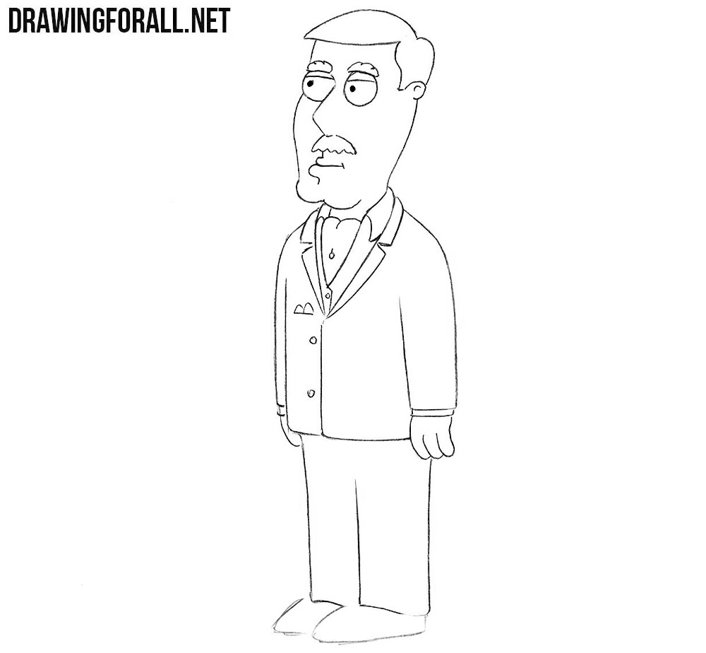 How to draw Carter Pewterschmidt