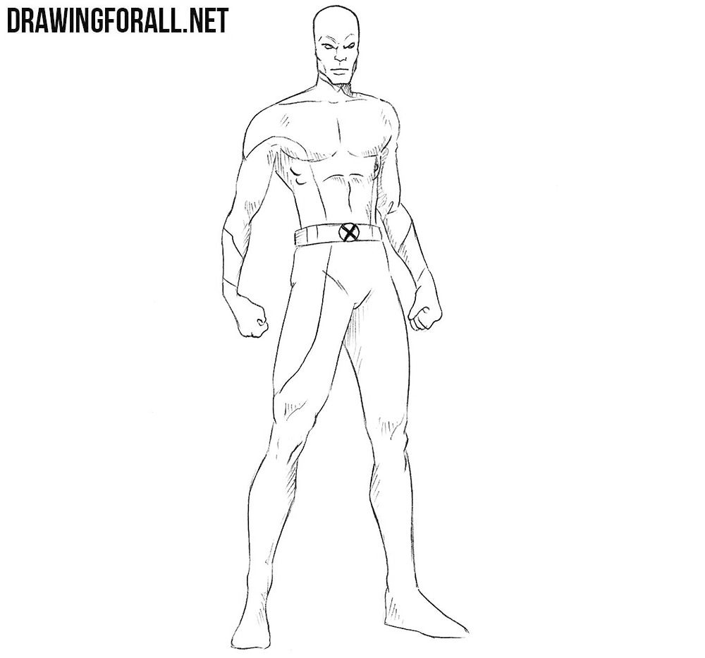 How to draw Darwin from marvel