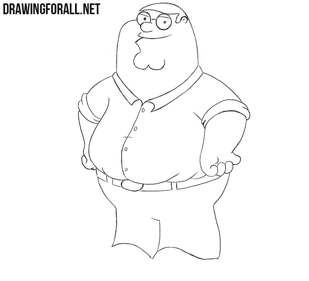How to draw Peter Griffin