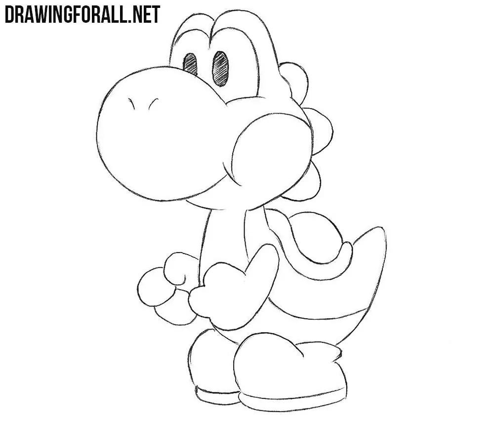 How to draw Yoshi