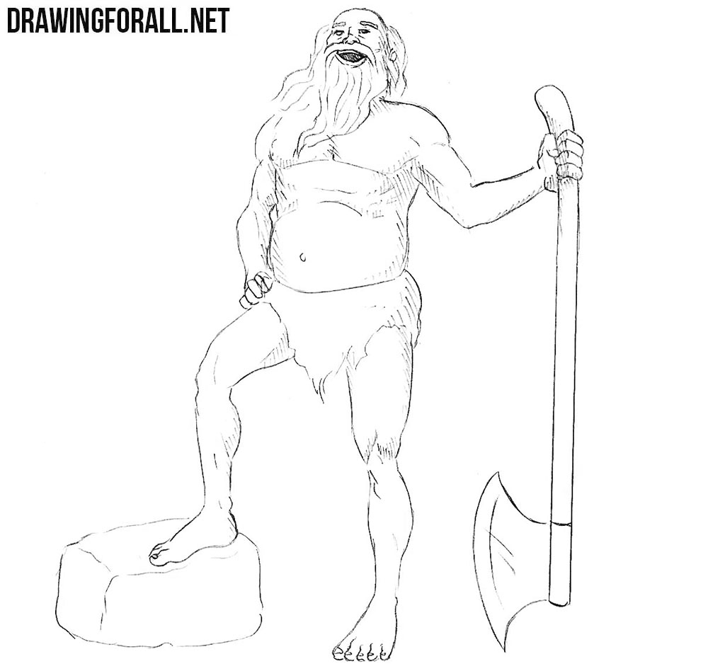 How to draw a leshy