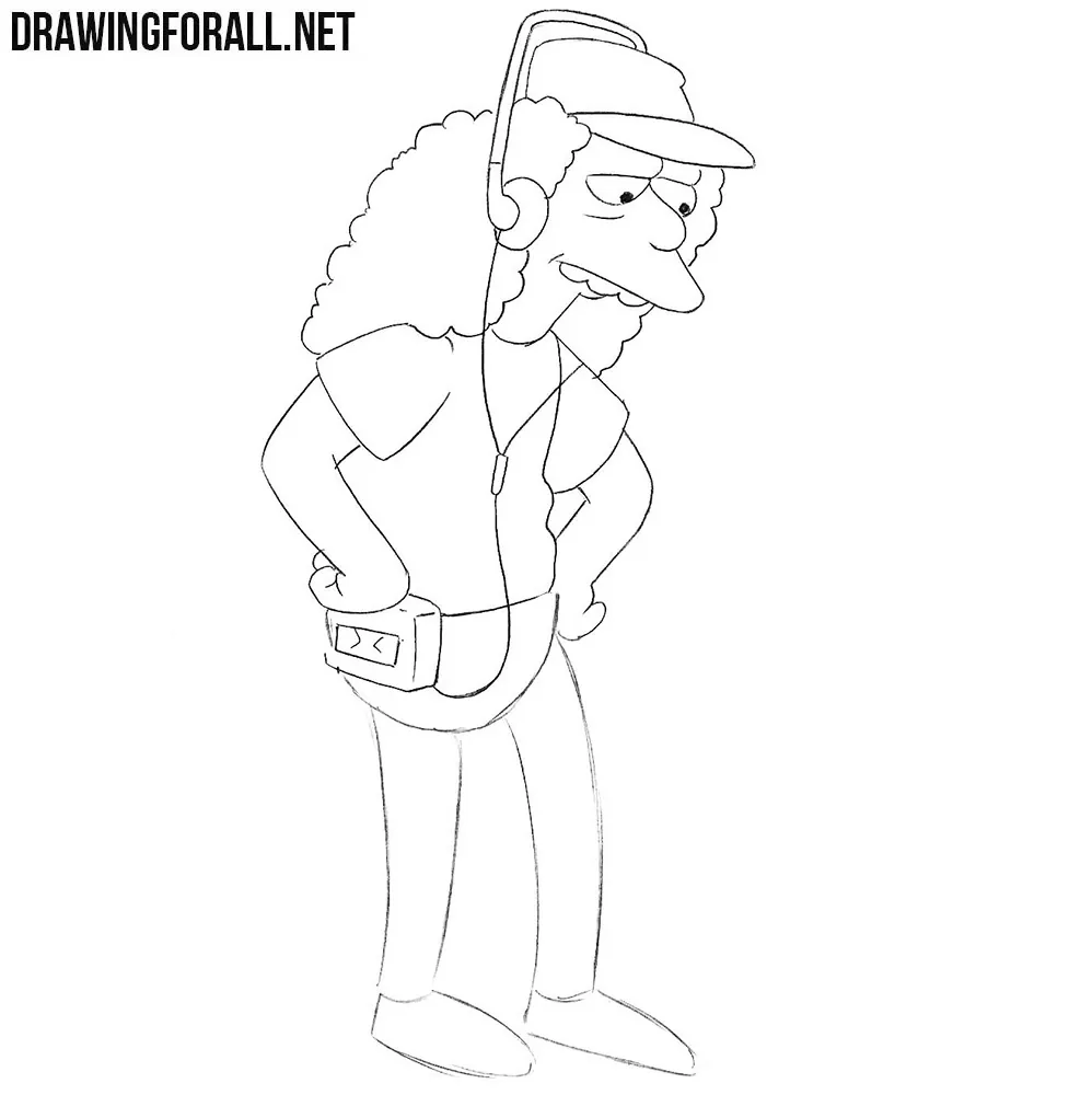 How to draw characters from the simpsons