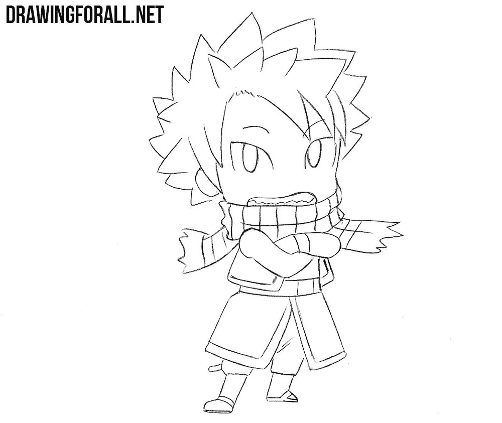 How to Draw Natsu - Easy Drawing Art