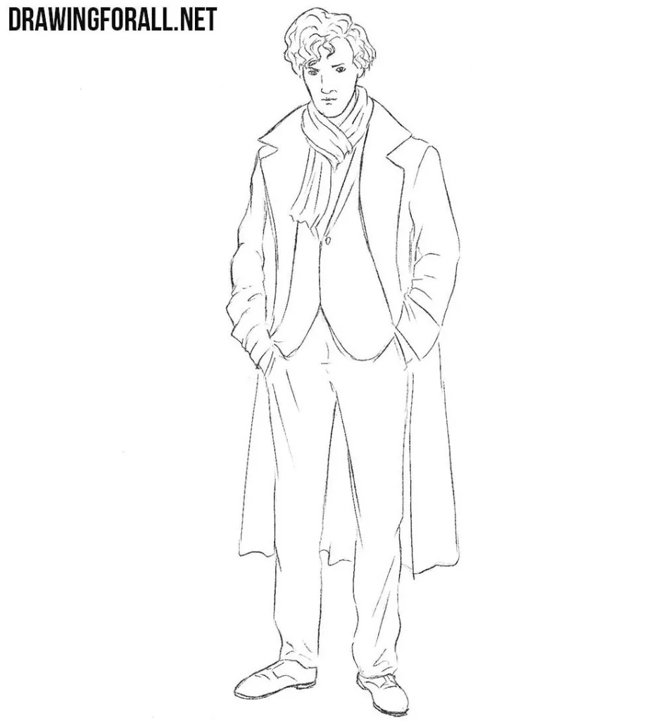 Sherlock Holmes drawing tutorial