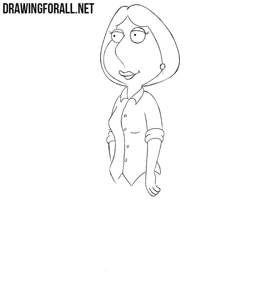 How to draw Lois Griffin from family guy