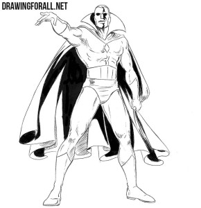 How to Draw Vision from Marvel