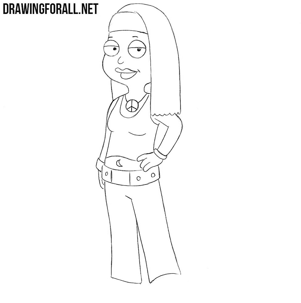 Learn to draw Hayley Smith