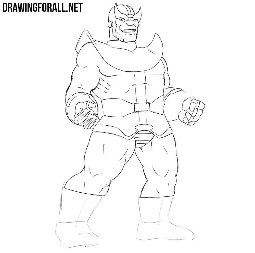 Thanos drawing tutorial