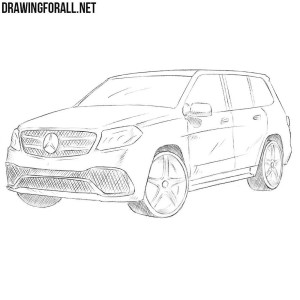 How to Draw a Mercedes-Benz GLS