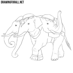 How to Draw Airavata