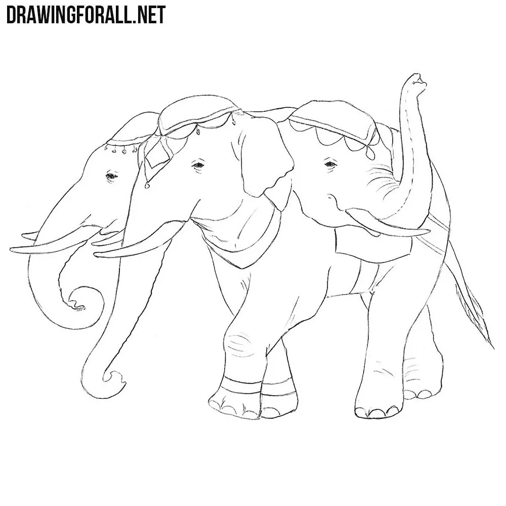How to Draw Airavata