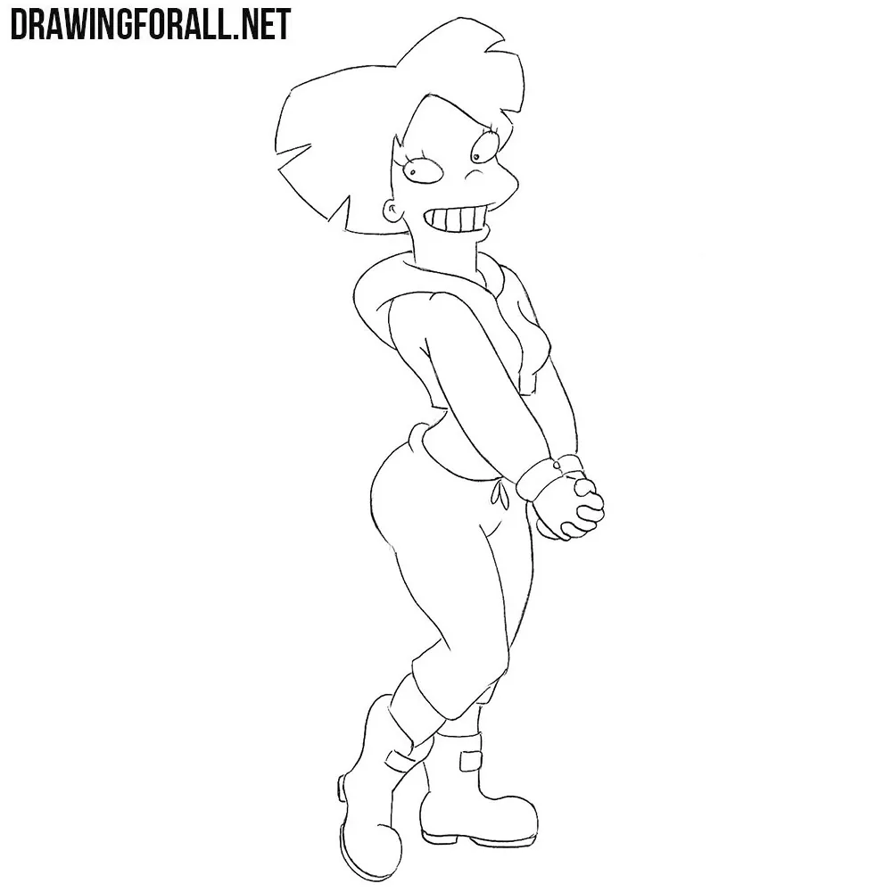 How to draw Amy Wong from Futurama