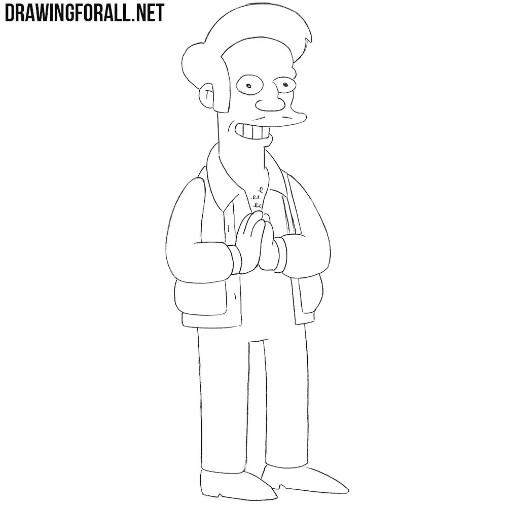 How to Draw Apu from the Simpsons