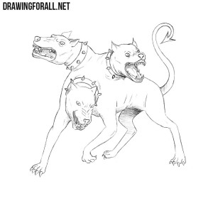 How to draw Cerberus