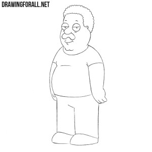 How to draw Cleveland Brown