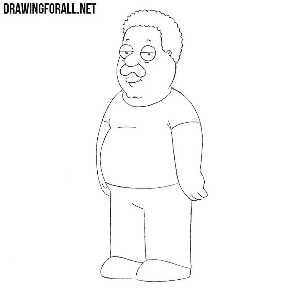 How to Draw Cleveland Brown