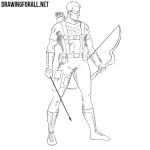 How to Draw Hawkeye