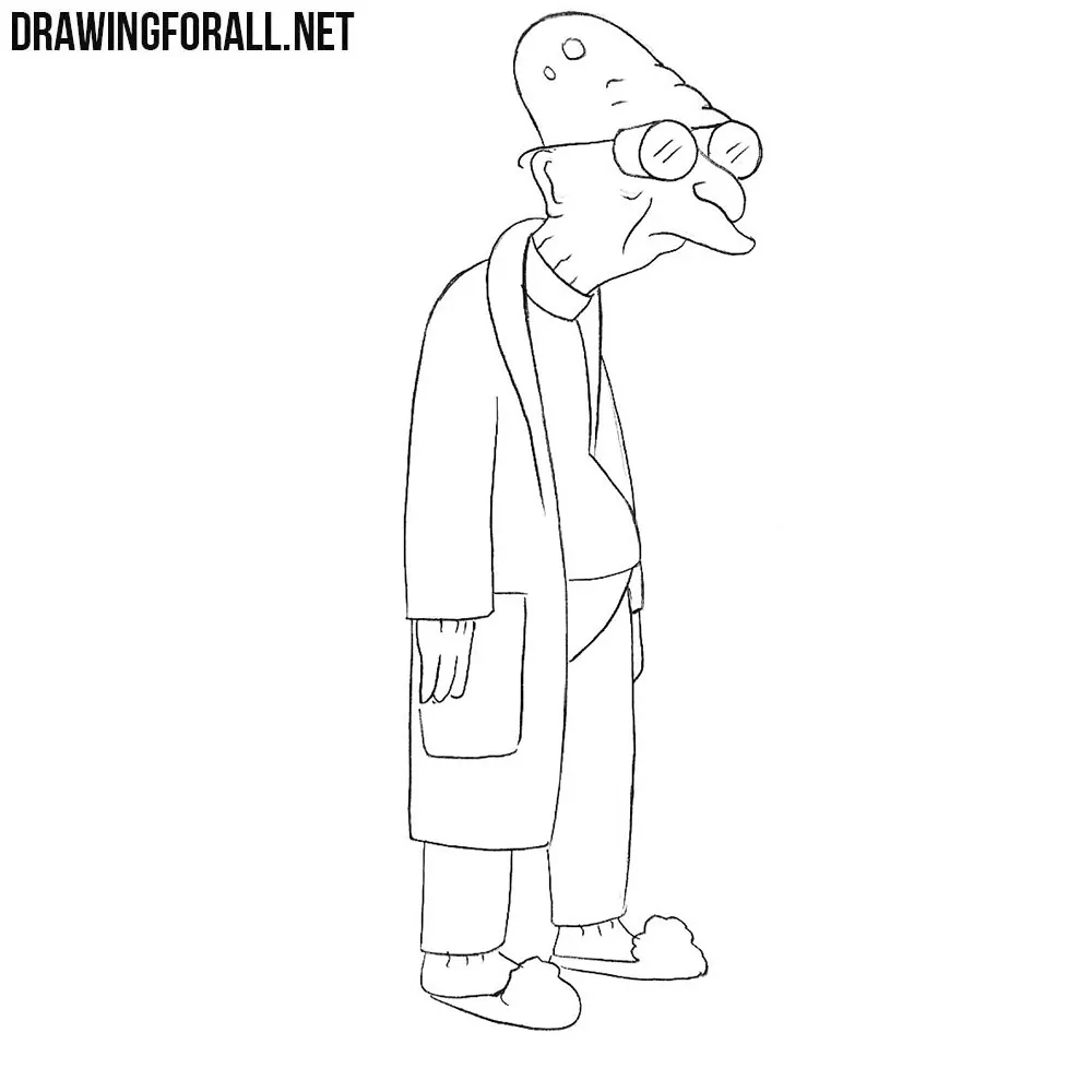 How to Draw Hubert Farnsworth