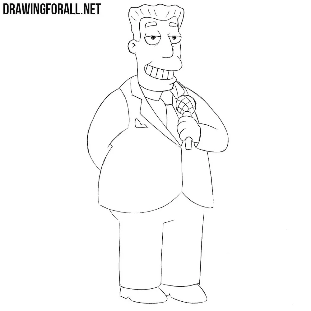 How to Draw Kent Brockman