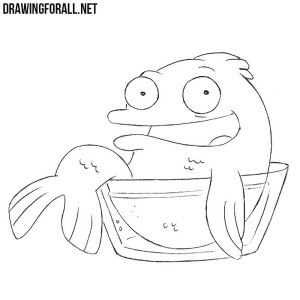 How to draw Klaus from american dad